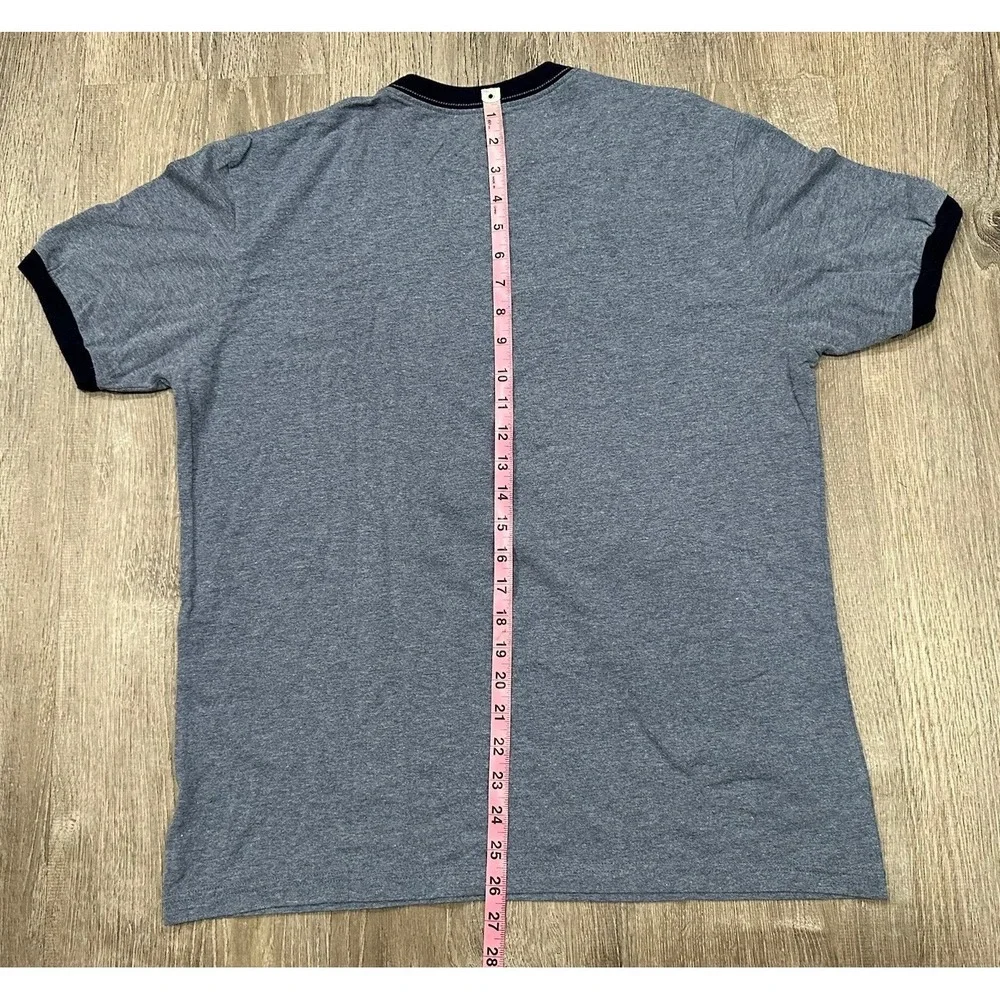 Disney Parks T Shirt Adult Medium‎ Gray Black Trim Original Mickey Mouse T-Shirt